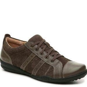 Taos Streamline brown leather & suede sneaker w 8